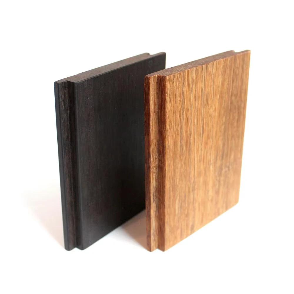 High Carbonized Exterior Bamboo Wall Cladding , Eo Bamboo Weave Panel