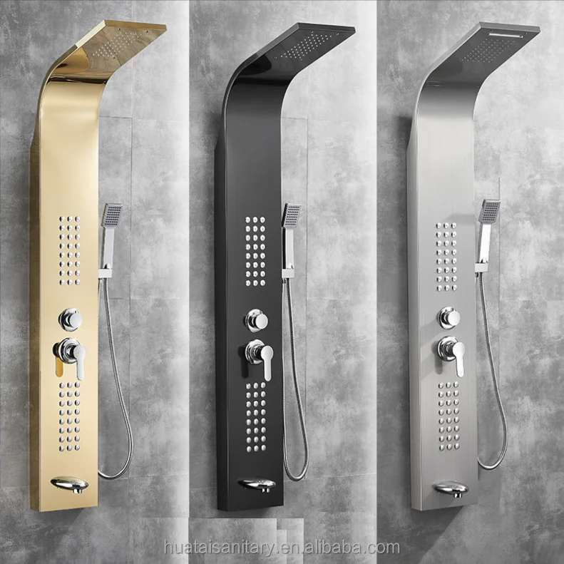botton cabine cabin column touch screen towers taizhou temperature control digital steam shower panel