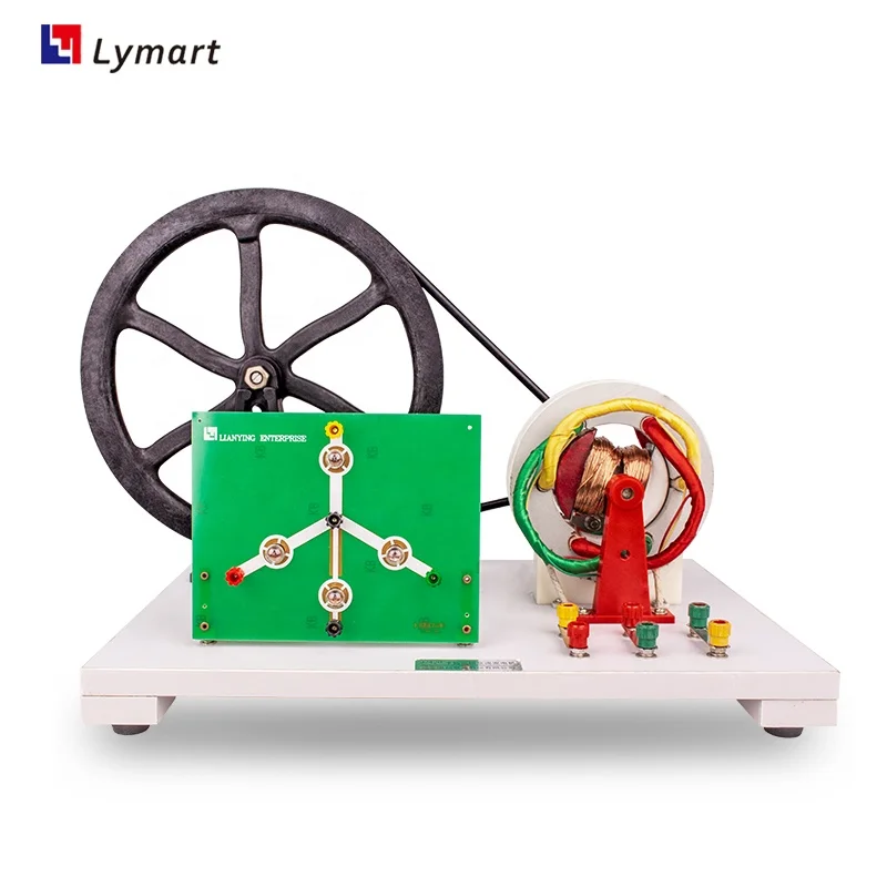 3 phase dc 6v 7w hand driven ac power generator