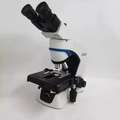 Olympus Cx43 Binocular Triocular Contrast Fluorescence Video Biological Microscope