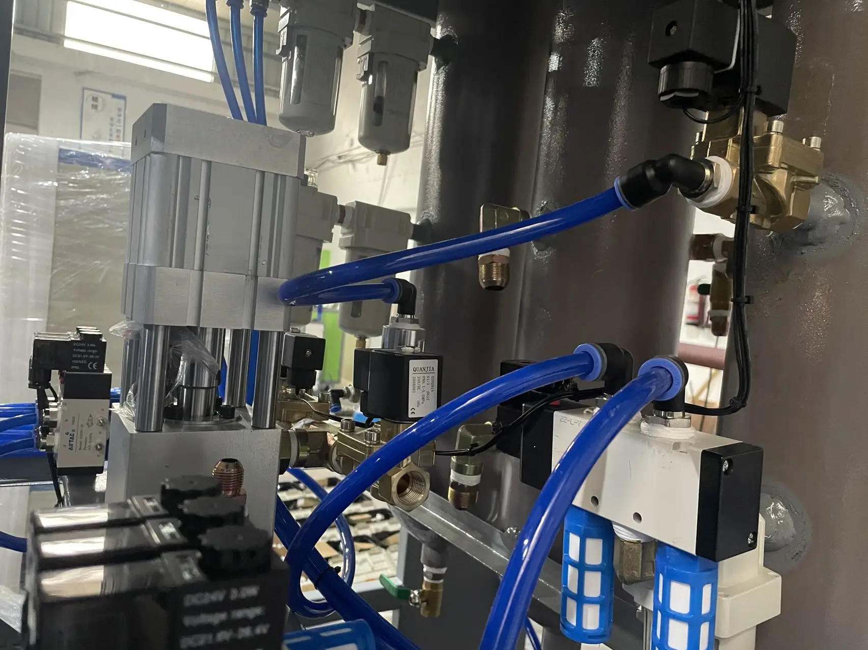 Semi automatic 2cavity Food Cans PET Jar 100mm 120mm bottle blowing machine price stretch blow moulding machines