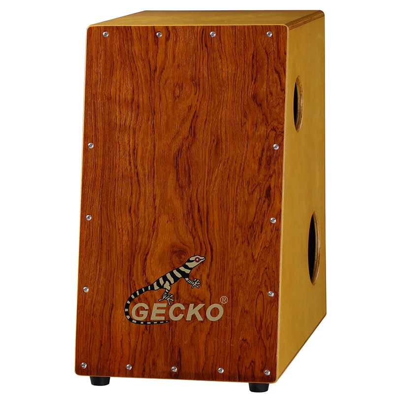 China Gecko wooden percussion instrument box instrument Cajon drum