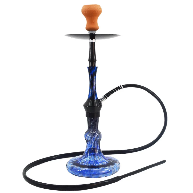 New Design Luxury High Grade Resin Hookah with Accessories Russian Stainless Shisha Resin Chicha Hookah Set
