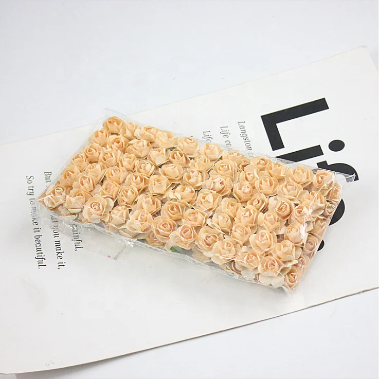 YAYUN W-1005 144 Pcs Per Bag Cheap Wholesale Artificial Small Paper Flowers