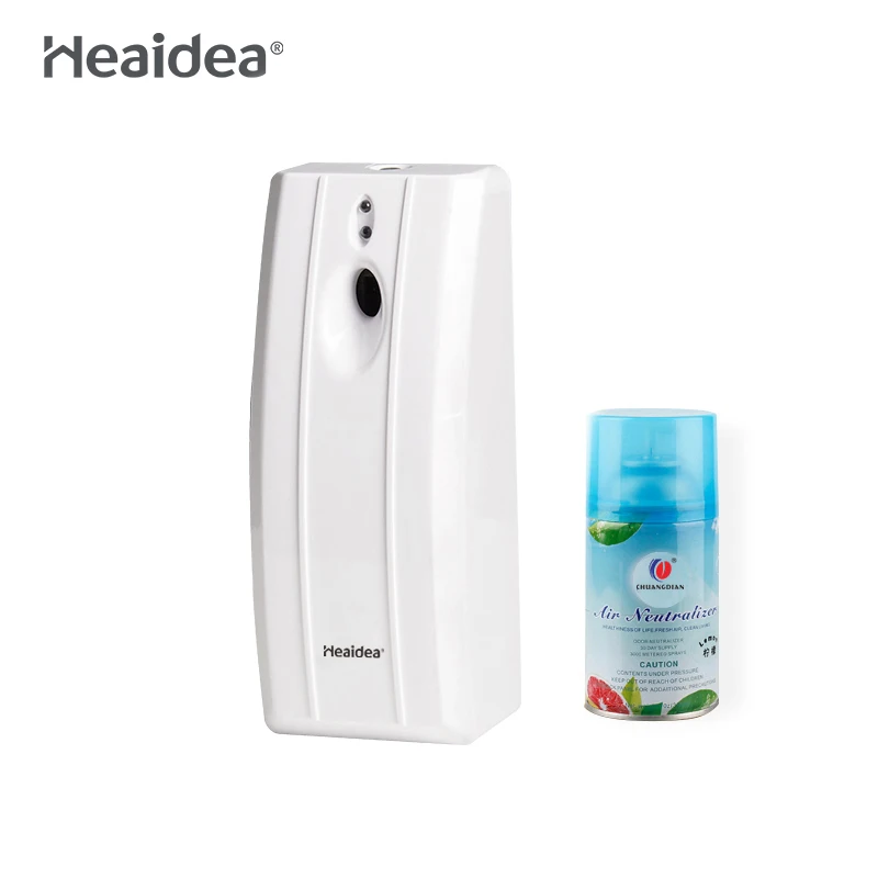 Пластиковый аэрозольный датчик Heaidea, настенный освежитель воздуха, автоматический комнатный распылитель, освежитель воздуха, диспенсер