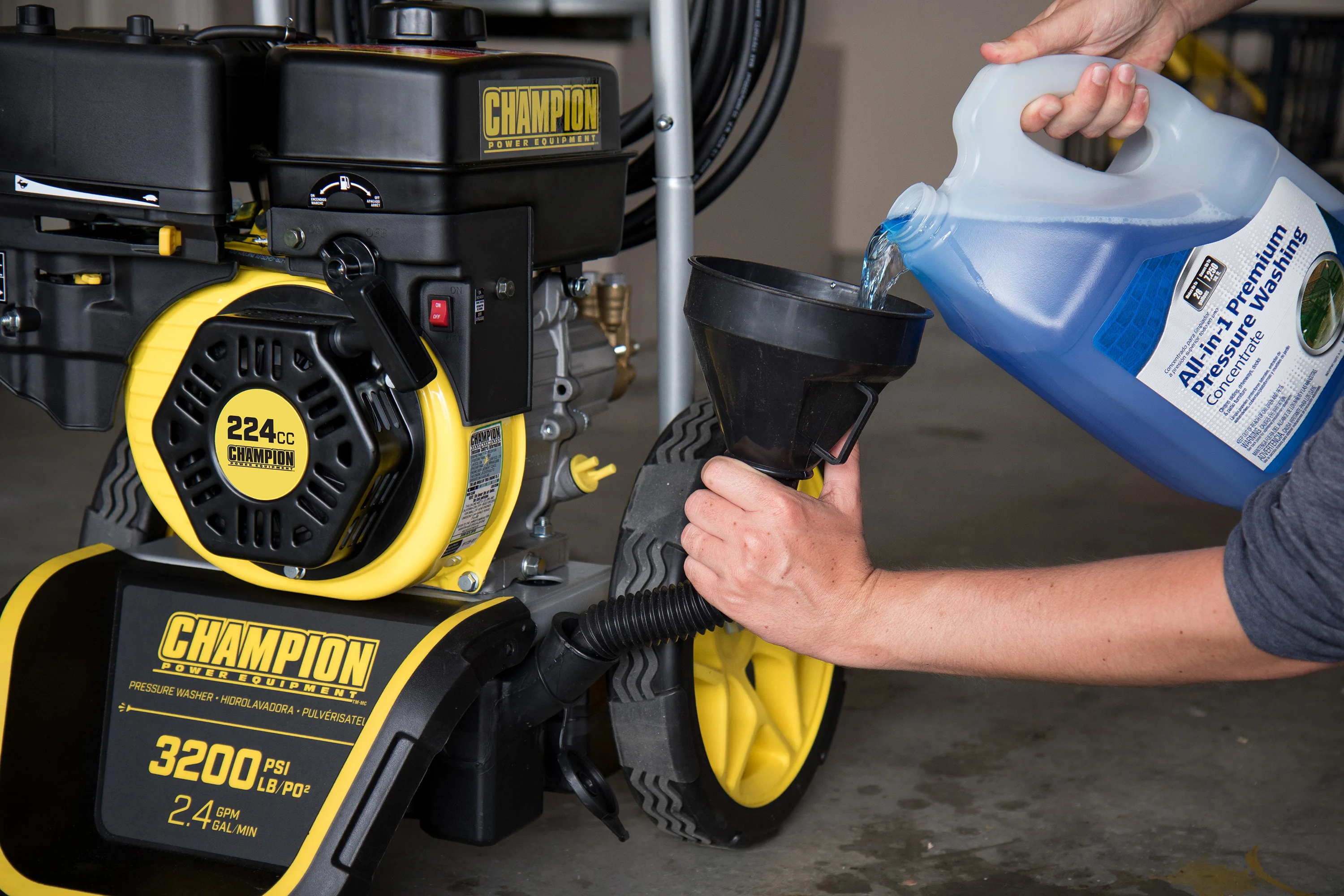 Высококачественная мощная мойка автомобиля Champion 3200 PSI портативная высокого