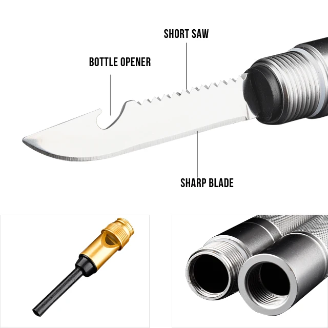 Multi-functional 304 Stainless Steel Mini Grain Shovel 3-in-1 Snow Removal Kit for Cars and Trucks