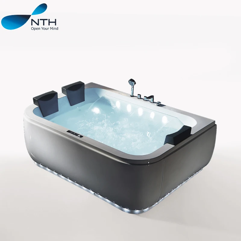 2021 NTH Corner large size skirted luxury whirlpool solid marble bathtub sale