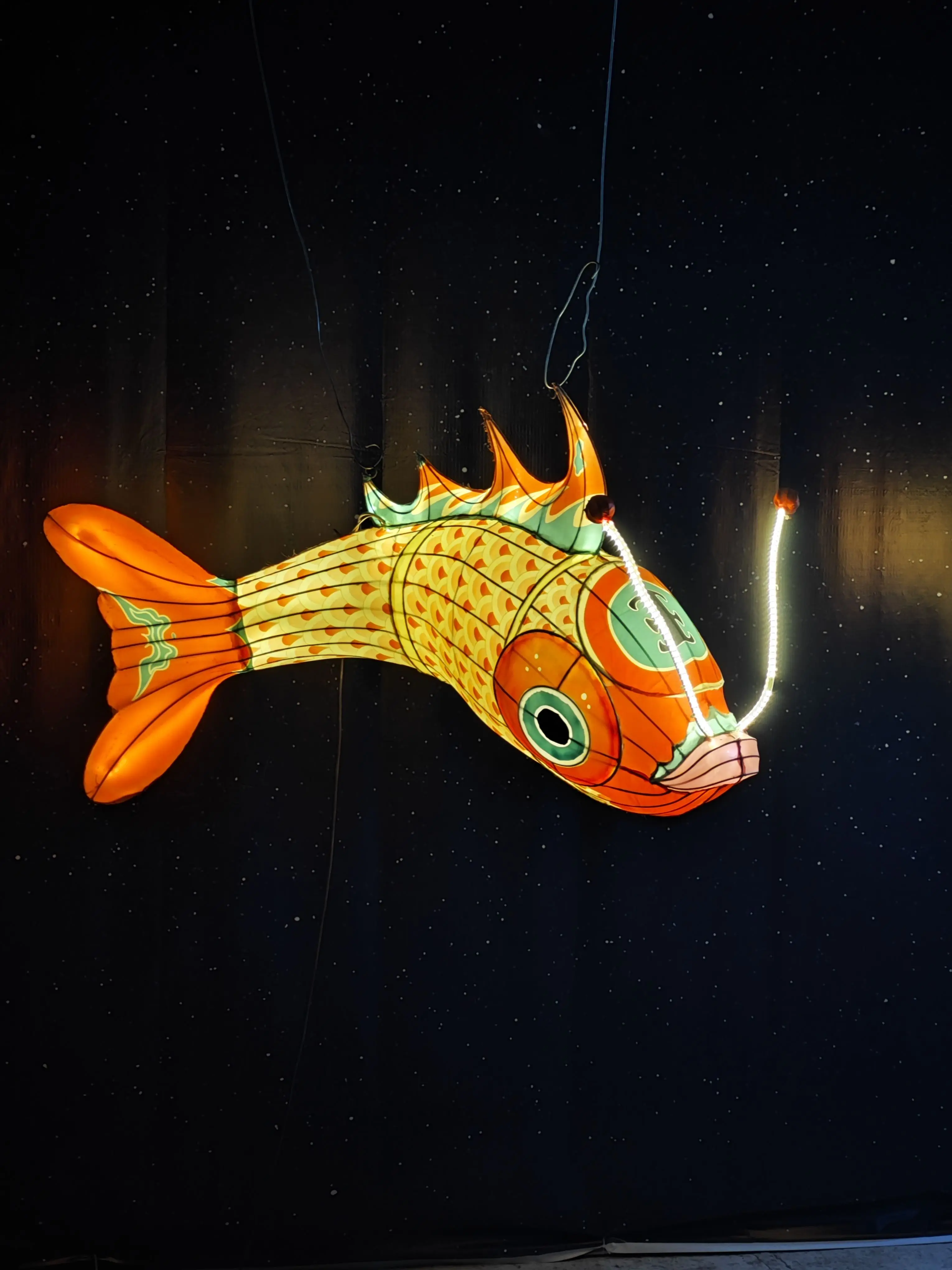 Manufactory Direct Excellent Texture Gorgeous Colorful Lively Cheerful Fish Lamp