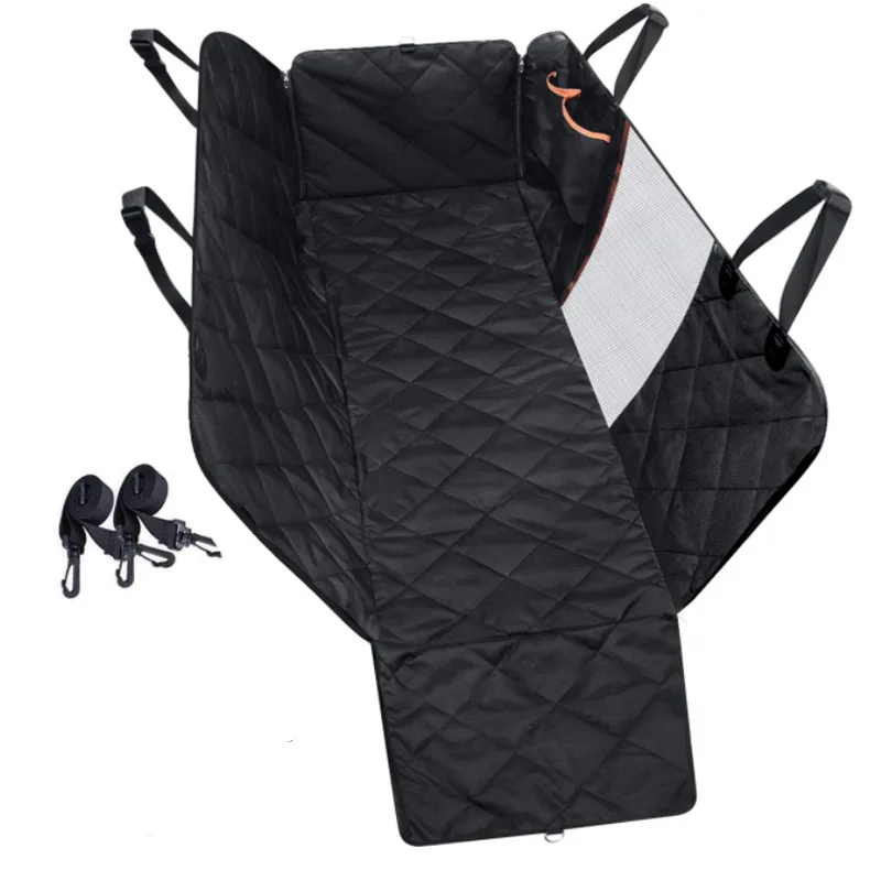 
2021 China Wholeasle Supplier Waterproof Non-Slip Anti-Scratch Pet Dog Car Seat Cover for Back Seat with Mesh 