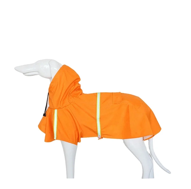 High Quality Pet Accessories Waterproof and Snowproof Pet Clothes Reflective Dog Raincoat