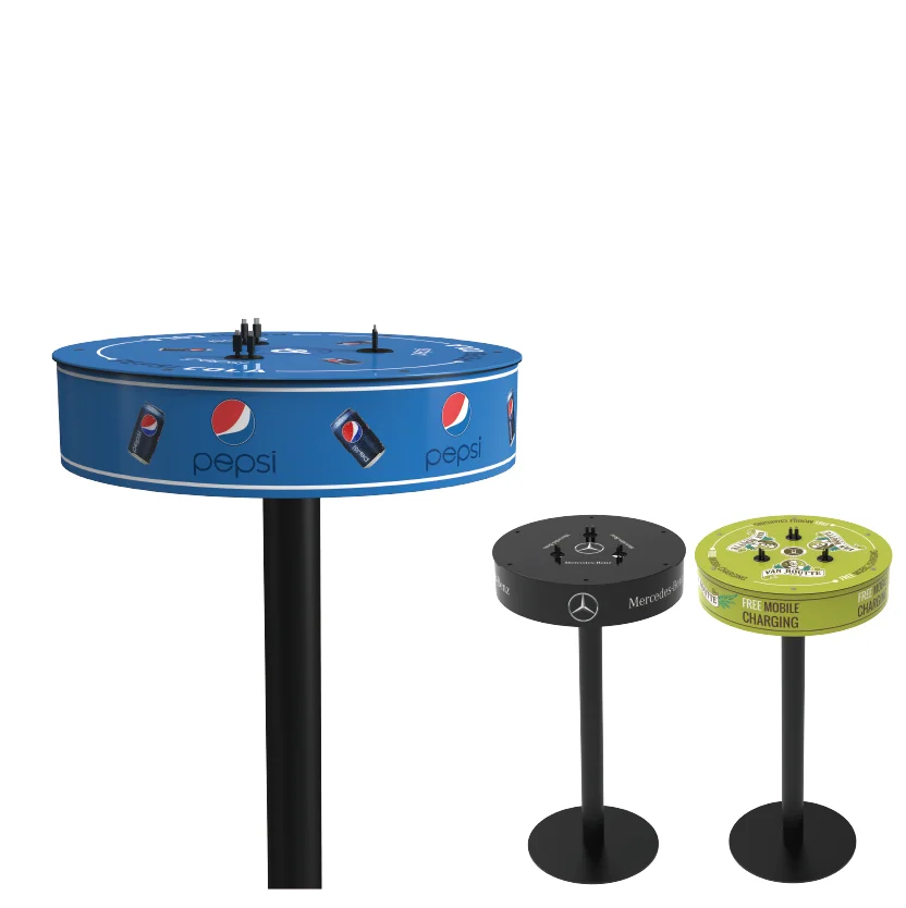 SOHO charging table charging stand charging kiosk for events, exhibitions and bars