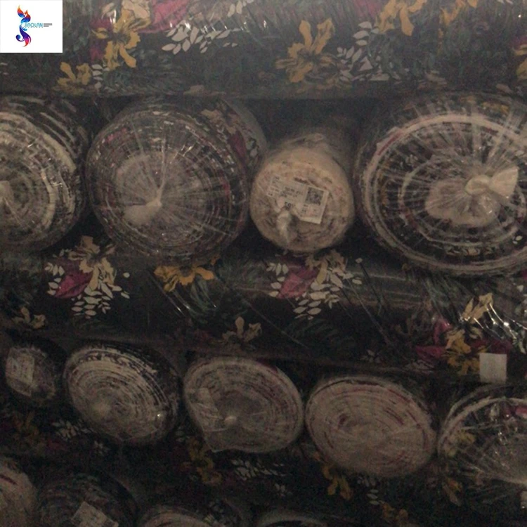 Ткань с принтом в наличии много новых стилей ромбовидное белье из 100% льна устойчивая одежда платья цветами Товары тканые