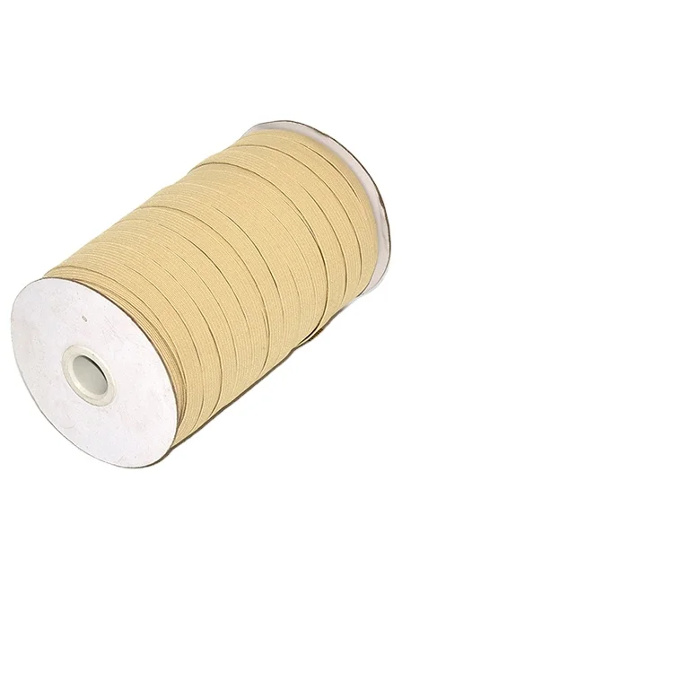 100% Polyester 5 mm Rope Earloop Strong Strength Shoes Flat Elastic Band Tape Webbing