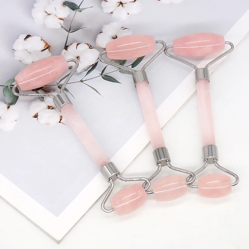  wholesale best sellers custom rose quartz for face pink massage jade