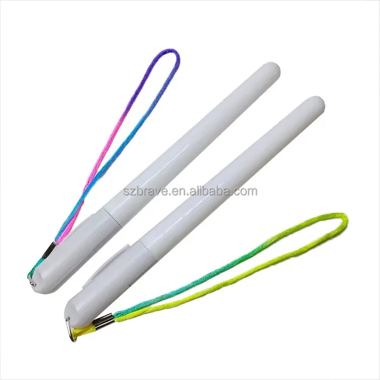 Wholesale DIY LOGO Flashing Led Pen Stick Concert Glow Wand Stick LED Light Stick Light Up Batons for Concert Party