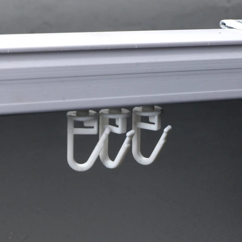 multi-series Plastic Curtain wheel rail  track pulley Rollers hanging curtains Hook ring Slider decorative Hardware accessories