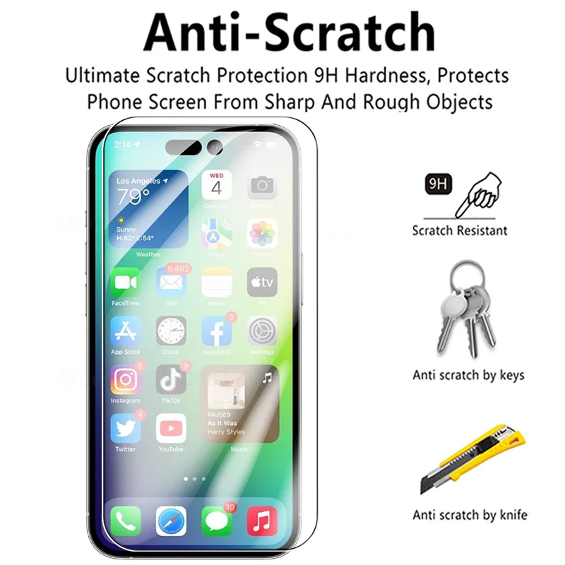 SUF-I1 High Quality Tempered Glass Case Phone 14 Pro Max Screen Protect Film I Phone 14 ProMax Film
