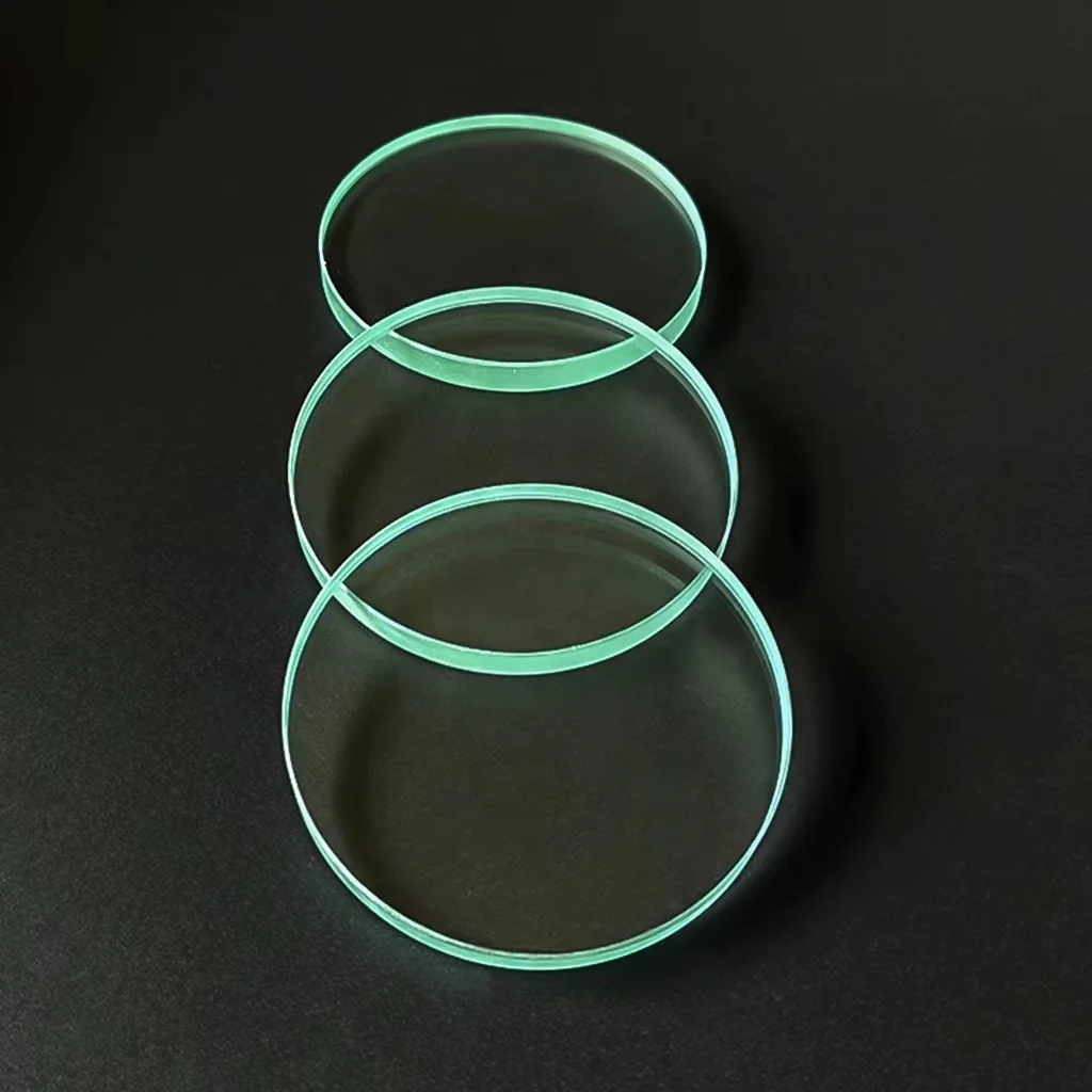 Round Plate Heat Round High Temperature Resistant Glass Borosilicate Sight Glass Safety Tempered Glass