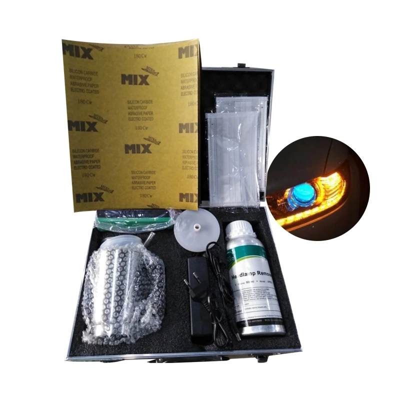 
Car Headlights Cleaner Headlight Polishing by Steam Car Headlight Restore Kit 
