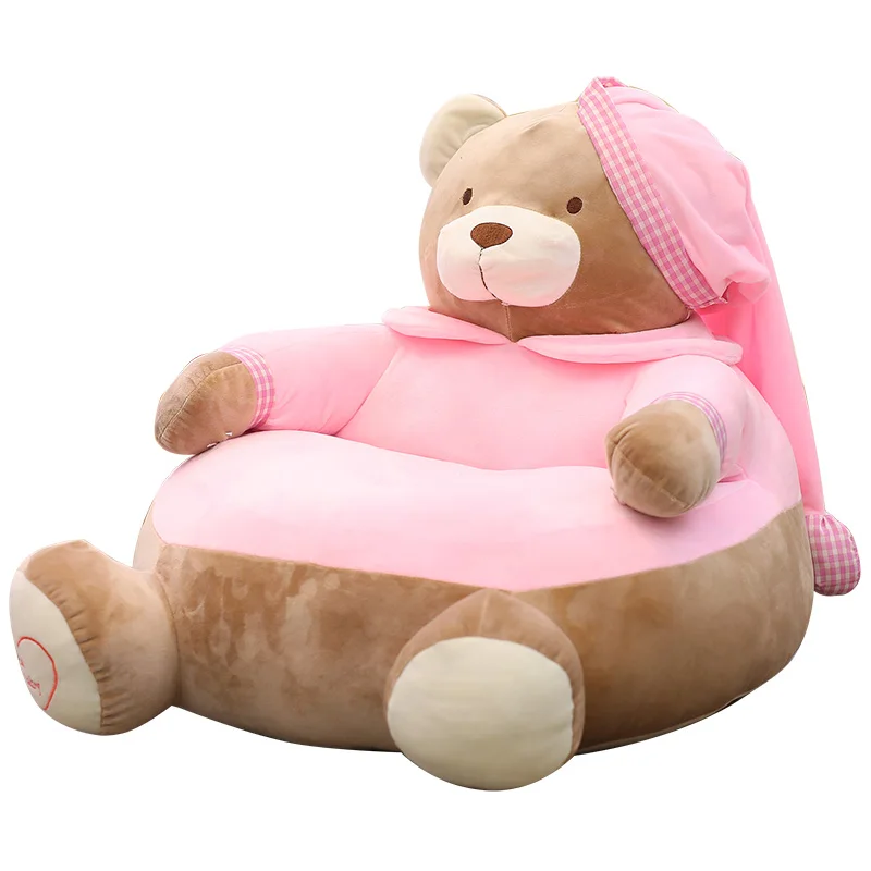
Children PP Cotton Plush Cartoon Sofa Animal Bear Chairs Seat Soft Toy Stuffed Bear Sofa Chair 