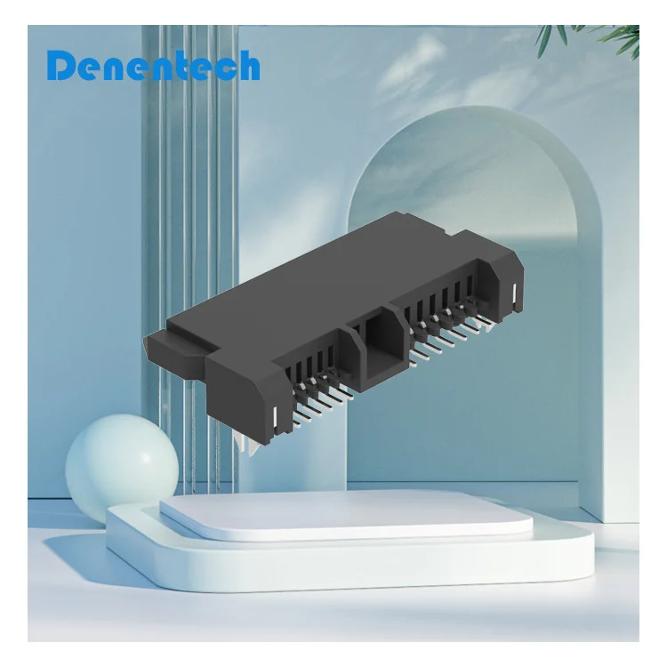 Hot sale SATA 7+6P Female Board Lower H4.5 SMT sata power connectors sata connector