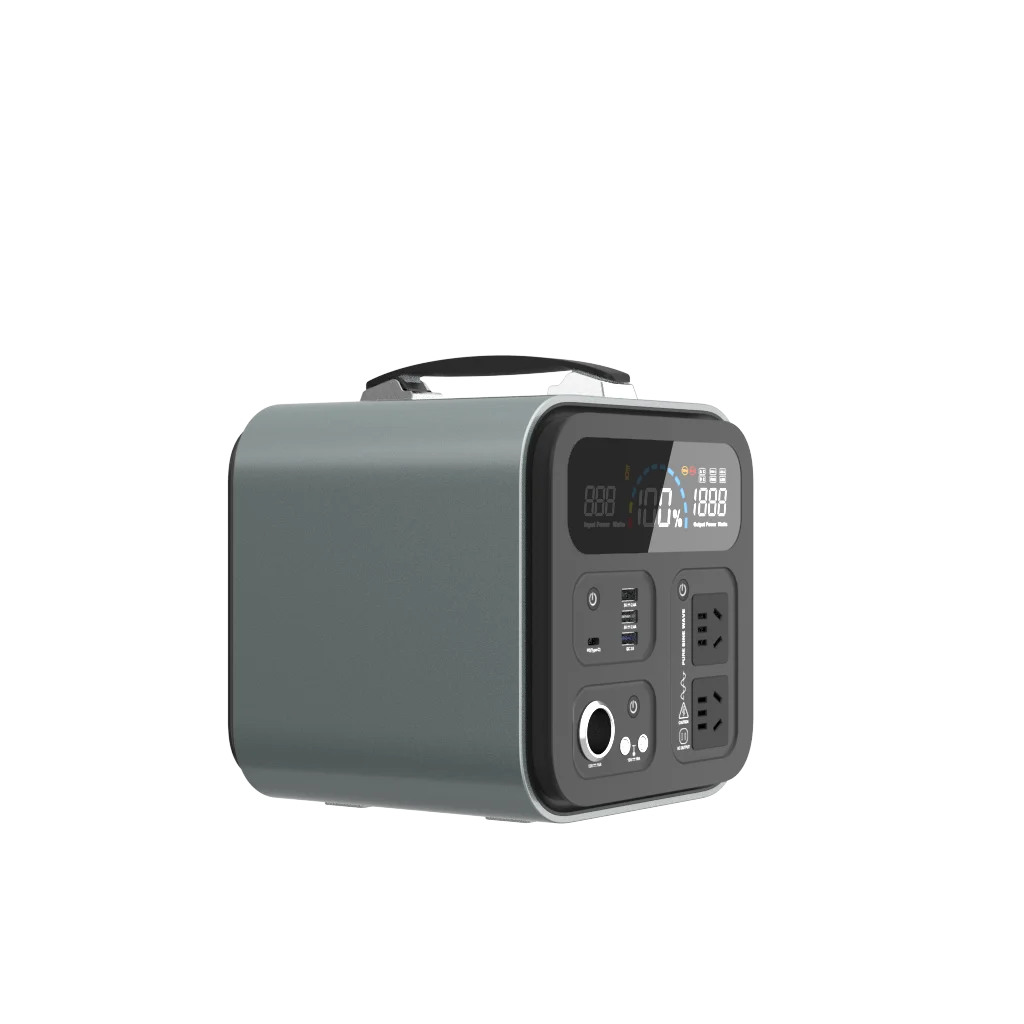 Solar Generator 500W Portable Power Station Outdoor Phone Laptop Charger Power Supply Off-grid Emergency Battery AC/DC PD60W