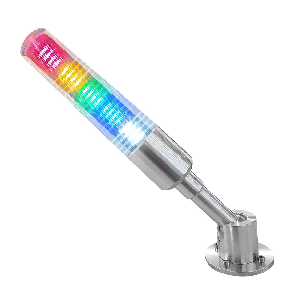 ONN-M4S-F LED Signal Tower Light Buzzer/Steady/Flash PC Lampshade  Tri-color Cnc Machine Tool lights