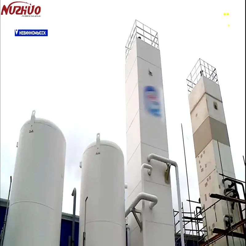 NUZHUO Oxygenating Machine, криогенная кислородная машина для разделения воздуха, 10 тонн в день Кислородная установка