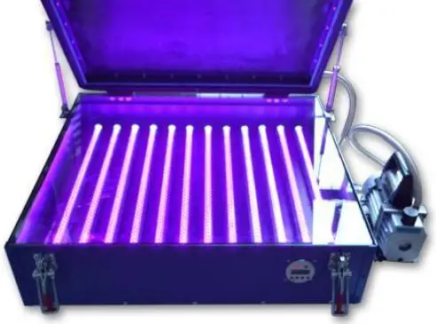 PCB resin lamp exposure curing screen printing plate making LED ultraviolet vacuum suction plate machine