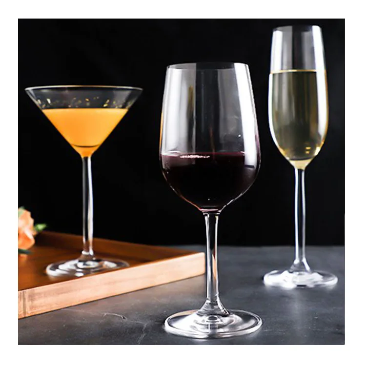
Linsen Durable Red Wine Glass Crystal Set Cocktail Juce Glass Cup Manufacturers 