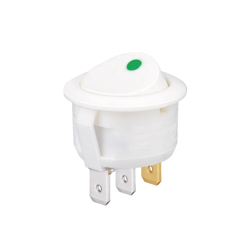 Rocker Switch Oval Type ON-OFF with Light 13A 250VAC T125 used for Home Appliance