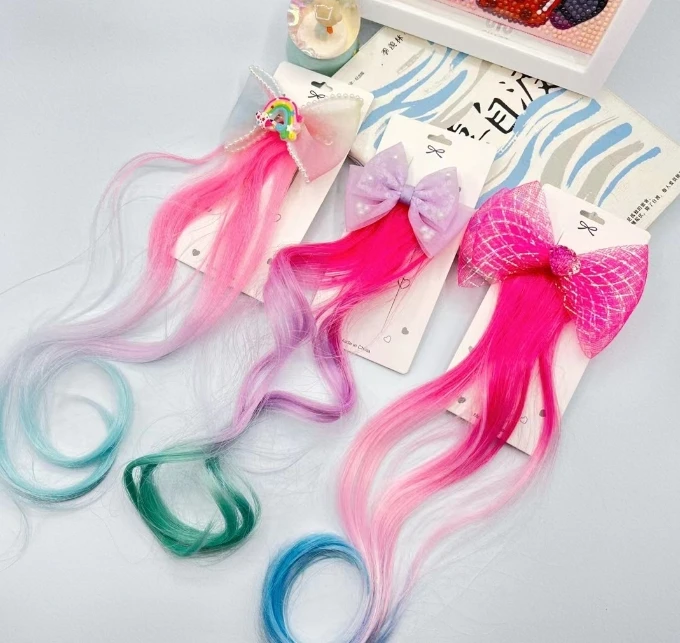 Mylulu Bubble braid wig ponytail fried dough twist female ponytail long braid net red lantern braid ponytail