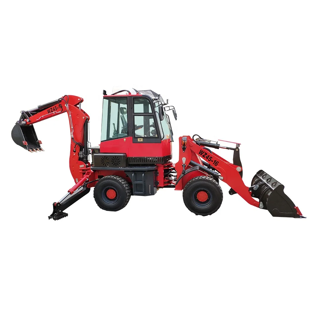 Wz45-16 мини-трактор погрузчик с обратной лопатой