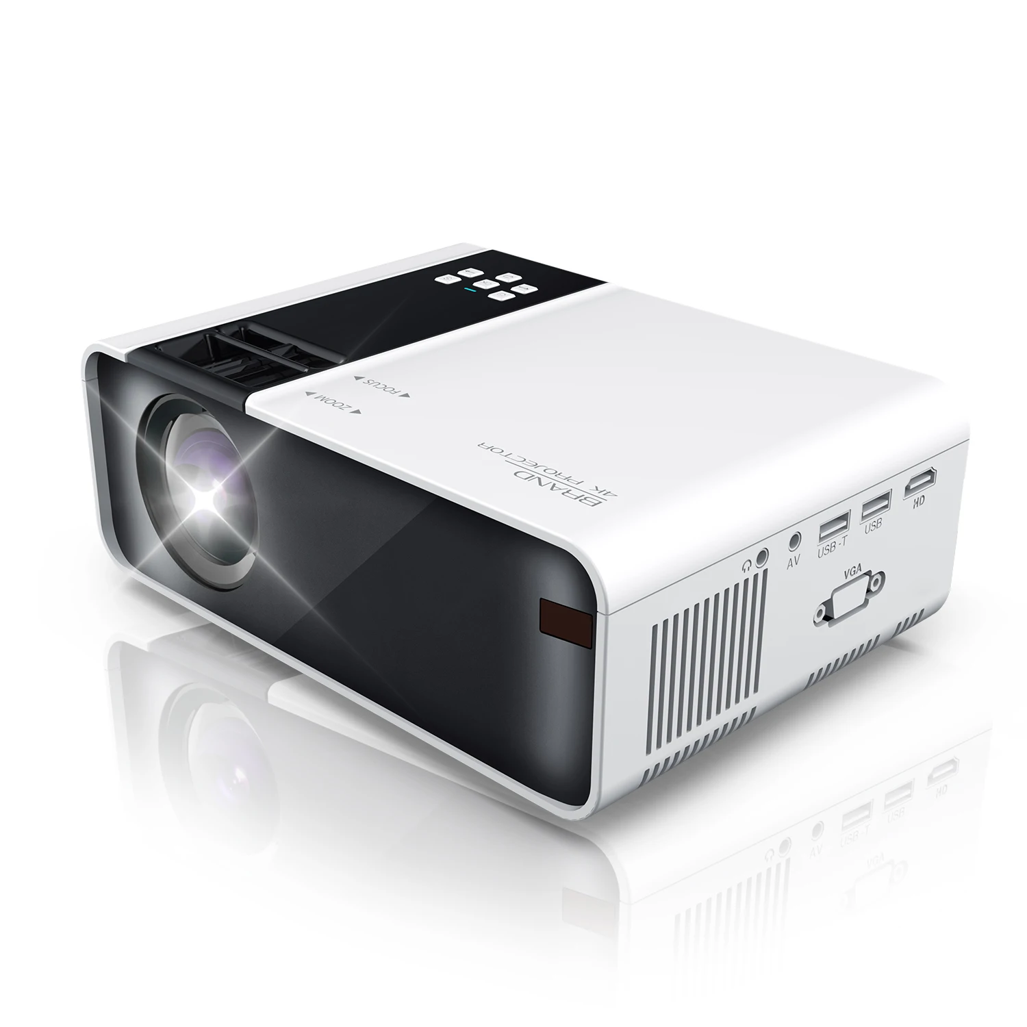 Factory Price OEM  Portable G86 Mini beamer Digital  1080P  Mobile Phone  4000LMS   Home theater Projector