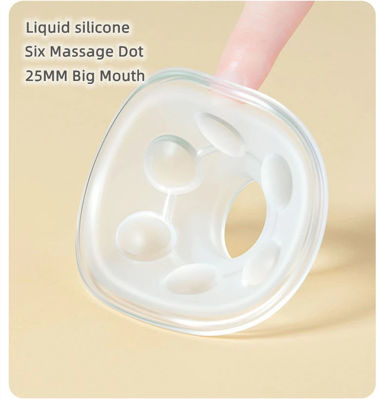 Maternity Baby Nursing Pump Breast Portable Silicone Hans Free Breast Pump Hands Free Simulation Breast Pump Electric Double