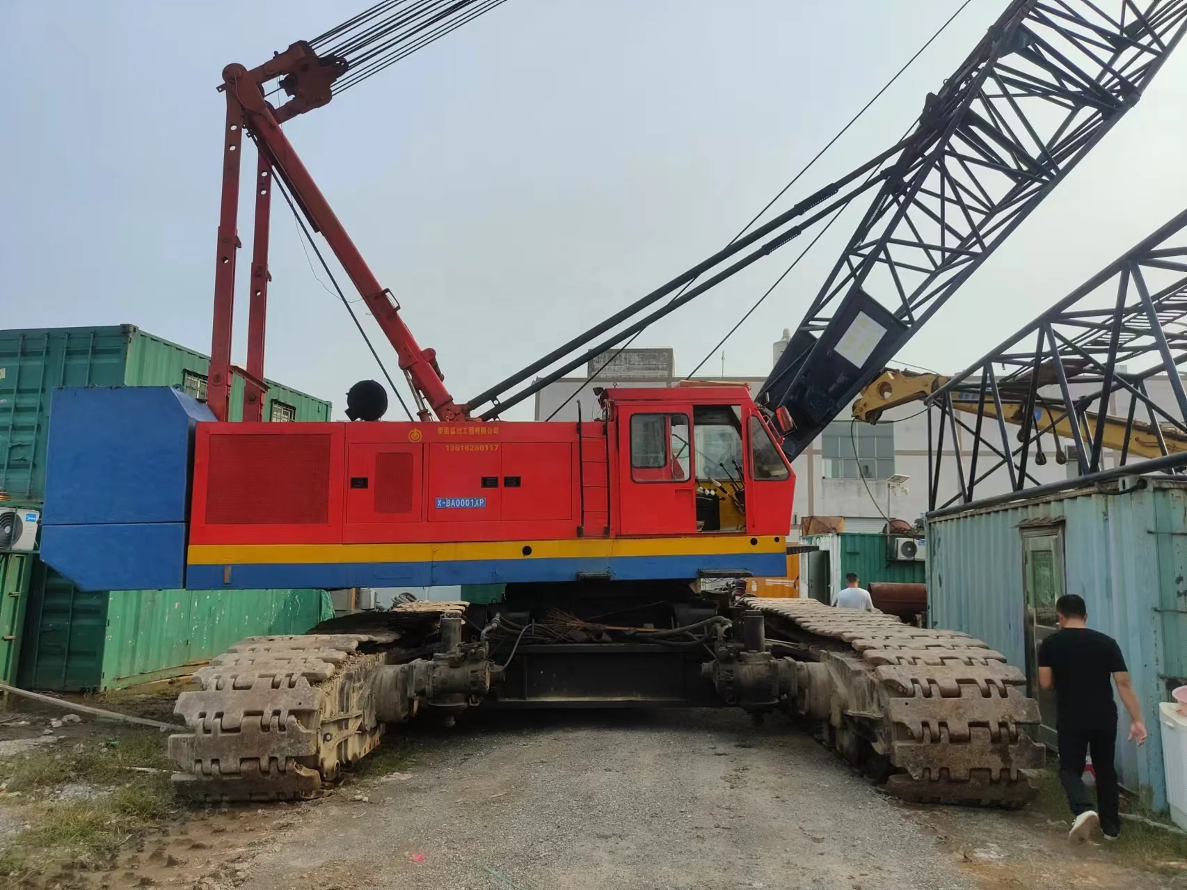 Used Japan original HITACHI KH700-2 used crawler crane/Reasonable price Second hand Japan original HITACHI 150 ton crawler crane
