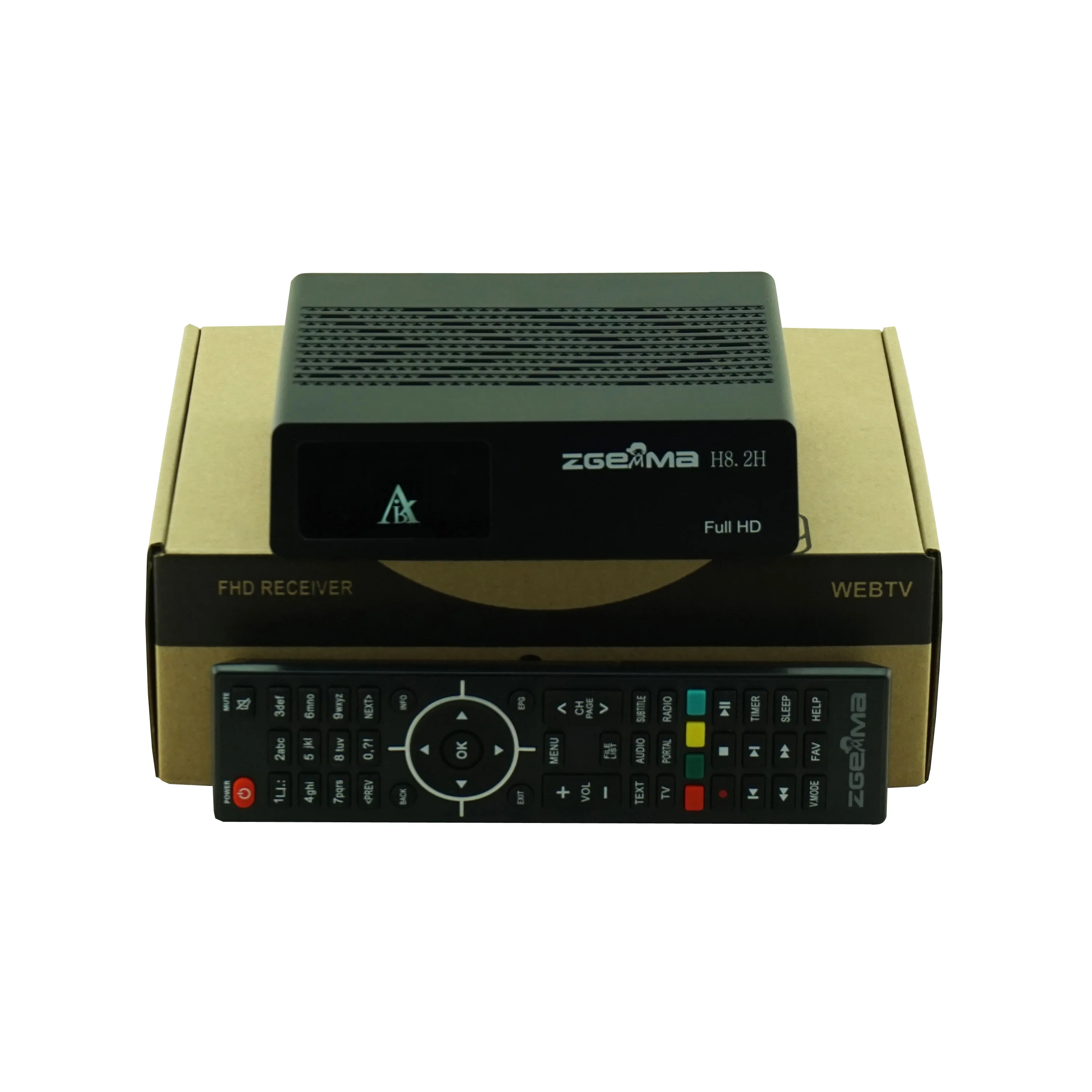 Satellite TV Receiver Enigma2 Linux OS DVB S2X+DVB T2/C H.265 Video Encoding  SmartCard reader ZGEMMA H8.2H