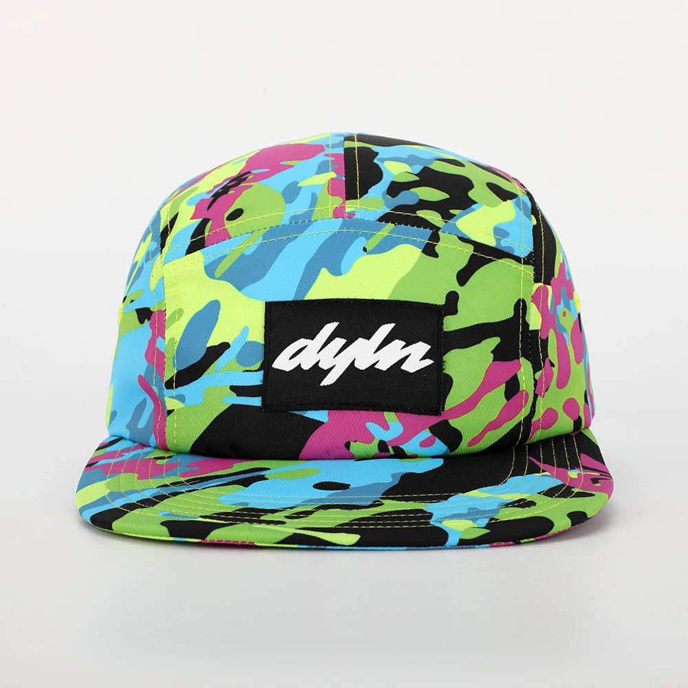 Wholesale Custom Unstructured 5 Panel Camp Cap,Printing Logo Nylon Strap Camping Cap,Quick Dry Sport Running Hat