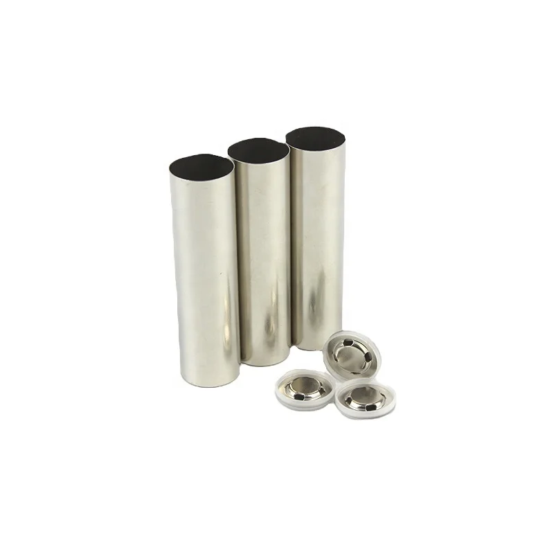 lithium ion battery 18650 Cylindrical battery cases and caps for battery raw materials
