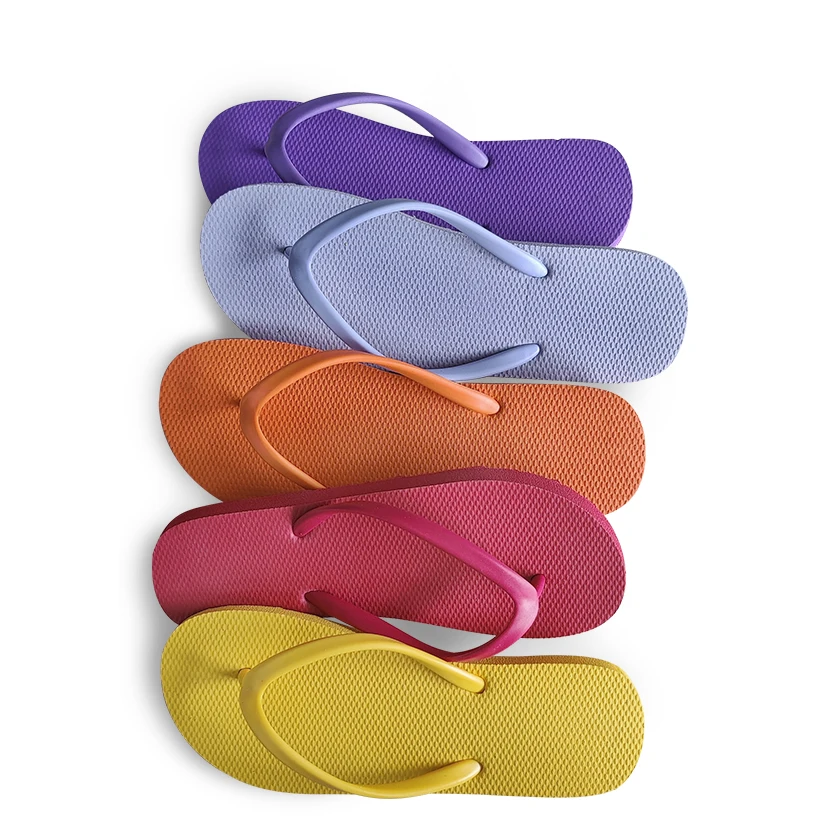 Wholesale rubber flip flops for women beach  flip flops women waterproof non slip sandals flip flops