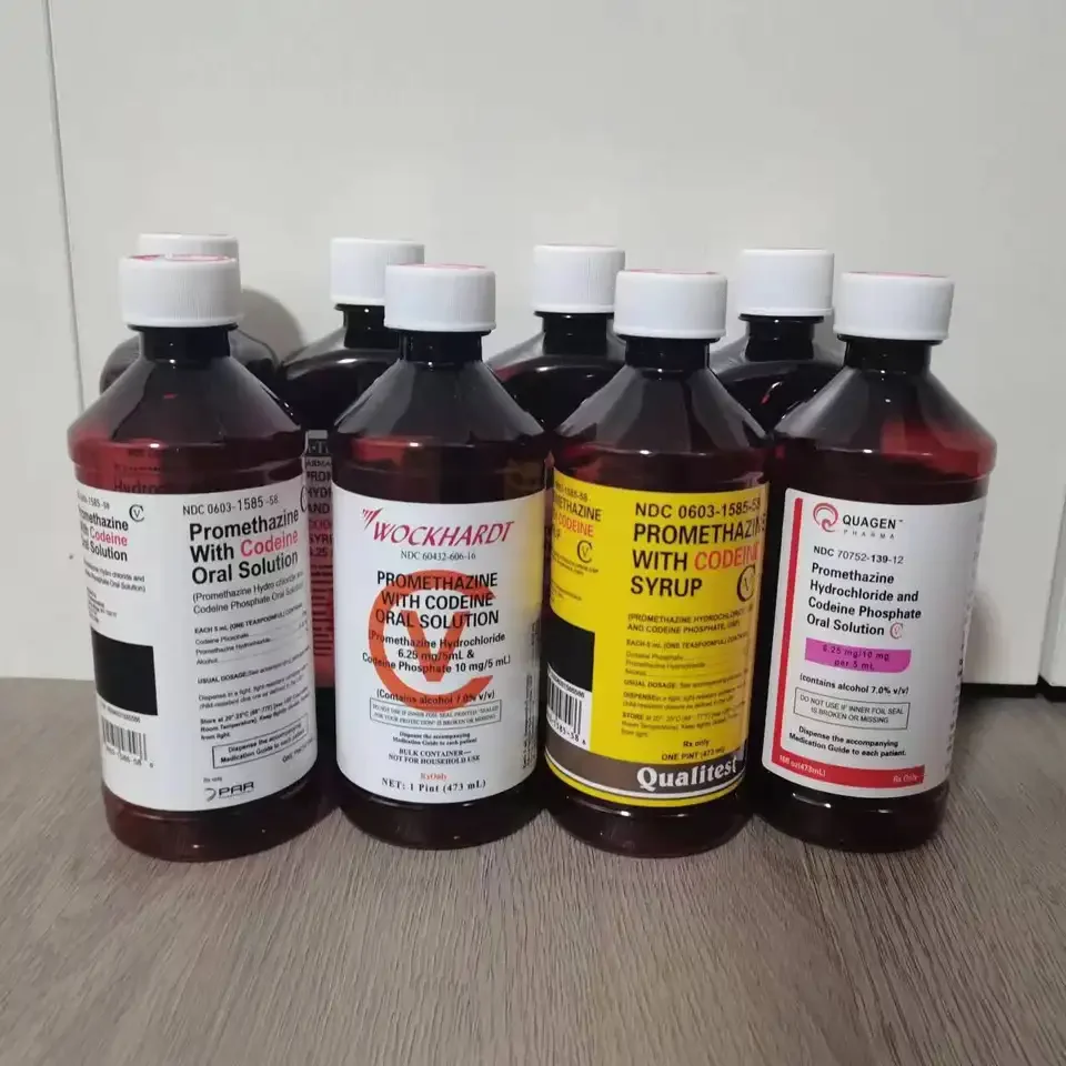 16oz 473ml Amber Arch Medicine Bottle codeina Cough Syrup Pet Bottles For Wockhardt Quagen Tris Akorn Actavis Hi Tech