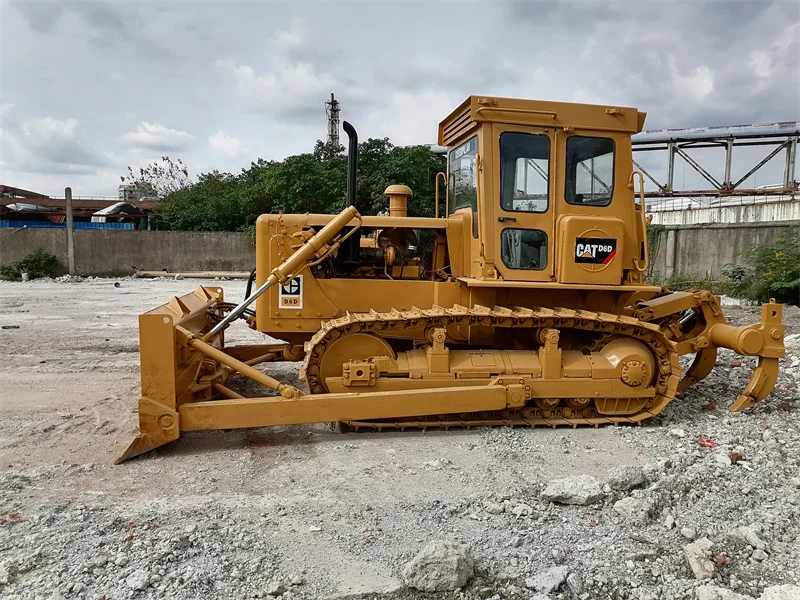 Best selling construction equipment used CAT D6D bulldozer machine sale used cat bulldozer machinery CAT D6D used bulldozers