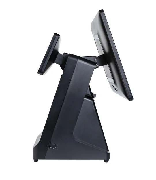 15.6 Inch Dual Screen Windows/Android/Linux Self Checkout Kiosk Printer QR Scanner POS All In One Desktop Payment Kiosks