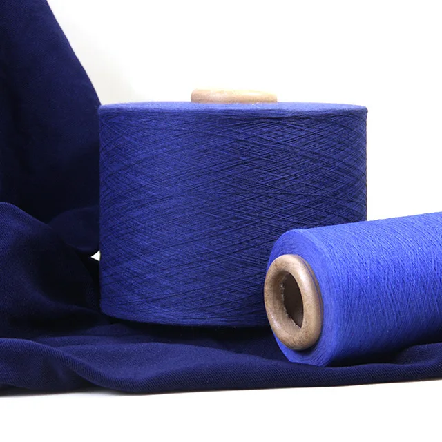 Factory wholesale  Regenerated Yarn recycled cotton yarn knitting yarns making jeans