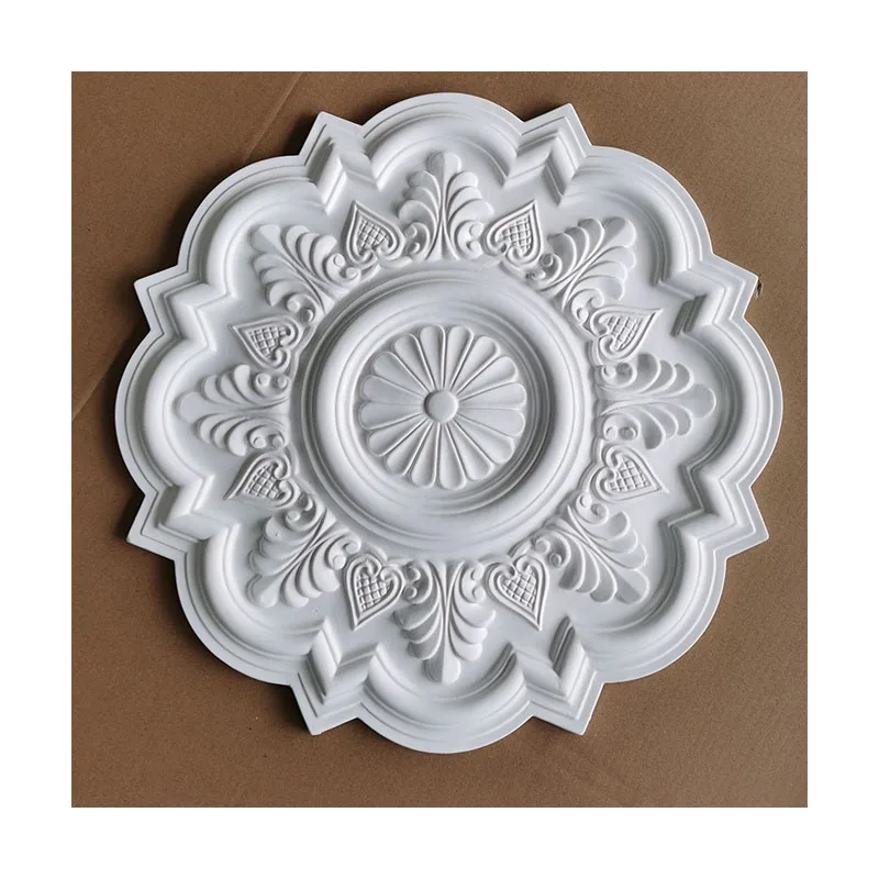 Wholesale Price Low Minimum Order Quantity Ceiling Decoration Ceiling Dome Polyurethane Foam PU Oval Ceiling Medallion