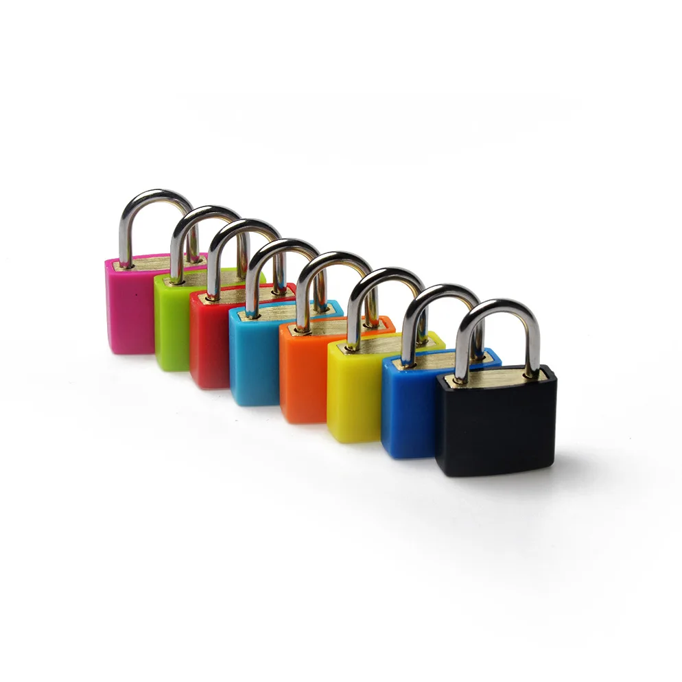 Zhenzhi Suitcase Locks with Keys, Metal Padlocks  Multicolor Small Padlock Keyed Padlock for School Gym
