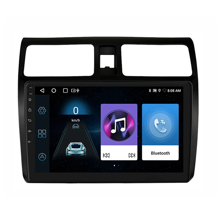 4 ядра IPS Автомобильный сенсорный экран Android радио аудио с Bluetooth Gps Mirrorlink Wi-Fi мультимедийный плеер для Suzuki Swift 2005 -2010