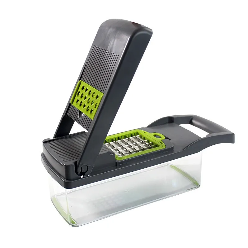 2022 Kitchen Manual  Vegetable Chopper Slicer for Potato, tomato and Onion, Carrot Julienne and Chopper for Vegetables