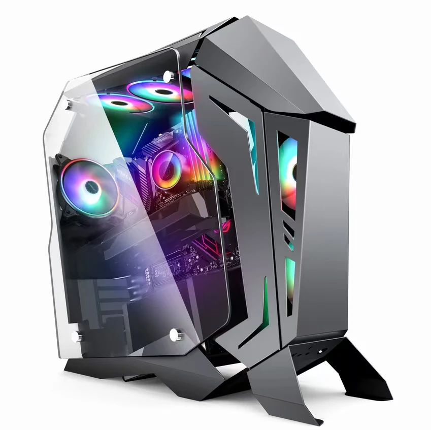 Lizard Dragon Special-shaped Gaming Case Water Cooled Side Through USB3.0 computer cases & towers ATX anime glass computer cases